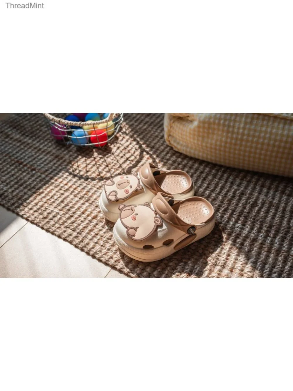 Capybara Clogs for Kids, Cute Toddler Garden Slides, Pool Sandals, Non-Slip EVA